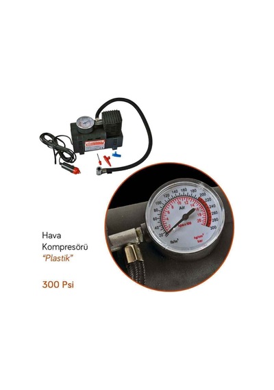 12v Hava Kompresörü 300 Psi Siyah Br2491102