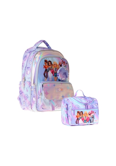 Wow Generation Very Nice İkili Okul Çanta Seti - Lila Very Nice Baskılı Kız Çocuk Setwg-w6080b