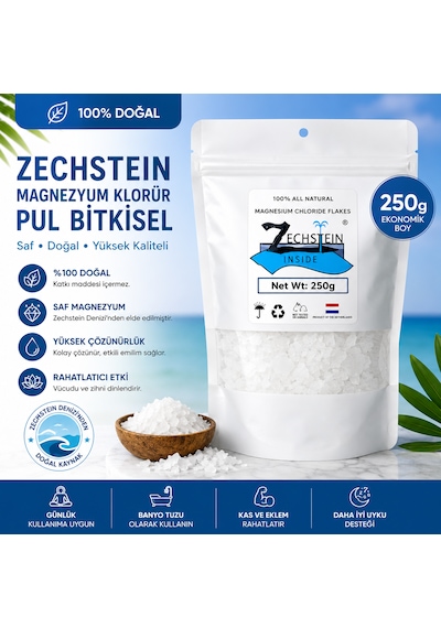 Doğal Zechstein Magnezyum Klorür 250gr