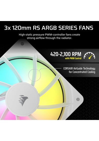 Nautilus 360 Rs Argb Aıo İşlemci Soğutucusu - Beyaz Cw-9060095-ww Genel