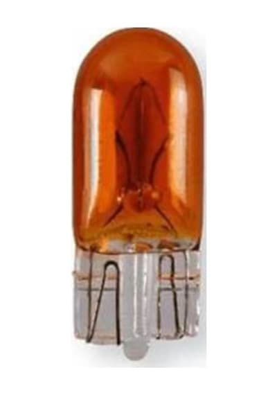 Ototürk T10 Dipsiz Ampül Turuncu 5Watt 12Volt 10 Adet