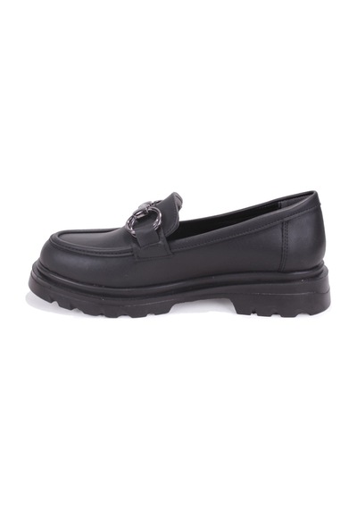 Dagoster Dza07-90830 Siyah Günlük Loafer Kadın Ayakkabı