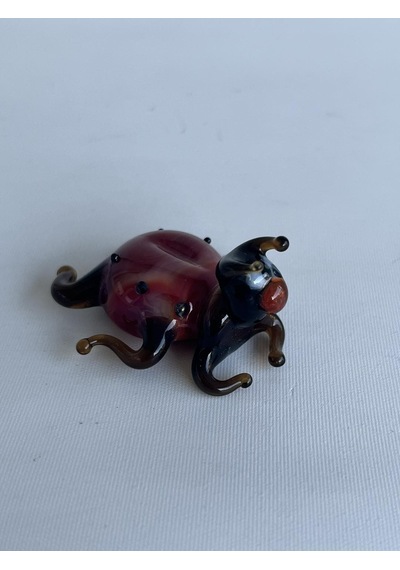 El Yapımı Murano Cam Örümcek Biblo A42-02