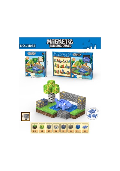 Magnetıc Küpler Eğitici Dinazorlar Jm930-jm939