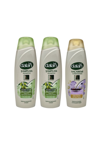 Şampuan Zeytinyağı 500ml X 2 Adet + Saç Kremi 500ml