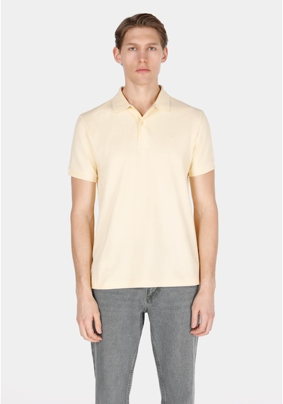 Colin's Colins Regular Fit Polo Yaka Düz Erkek Sari Kısa Kol Tişört Cl1073960 Cl1073960 Q1.v2 Lyl Lıght Yellow Çok Renkli