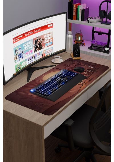 Don't Starve Kaymaz Dikişli Kauçuk Oyuncu Mousepad V3 - 90x40 Xxl Gaming Mouse Pad Fare Altlığı