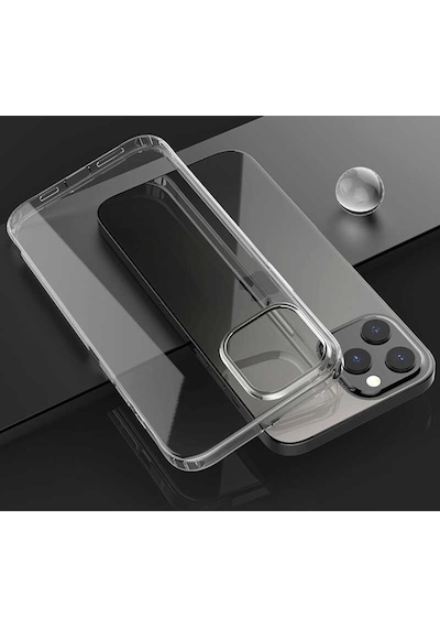 Apple Uyumlu iPhone 12 Uyumlu Zore İmax Silikon-renksiz Renksiz -