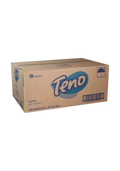 Teno Peçete 100'lü 32 Paket %100 Saf Selüloz Ekonomik Peçete 3'li Ekonomik Paket - 3 Adet Tarı