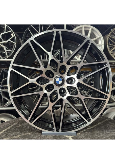 19 İnç 5x120 M3 M4 Sompetition Siyah Elmas Kesim Jant Modeli Bmw