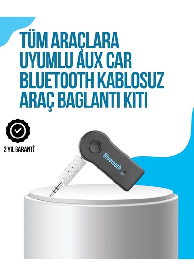 Znv Zenvia Mey İthalat Araç İçi Bluetooth Aux Müzik Ve Telefon Görüşmesi Adaptörü Znv2025 Cmn