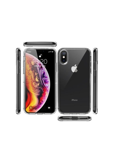 Apple Uyumlu iPhone X Kılıf Şeffaf Tam Koruma Sağlayan Premium Tpu Silikon Kapak Ryc/coss Şeffaf