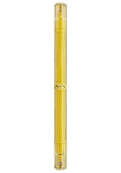 Wrıtech W-8158 Flıpsıde Fosforlu Kalem Çift Taraflı Altın Sarısı - 12'li Kutu Beyaz - Gümüş