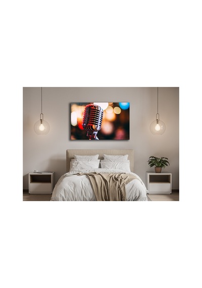 Müzik Temalı Cam Tablo
