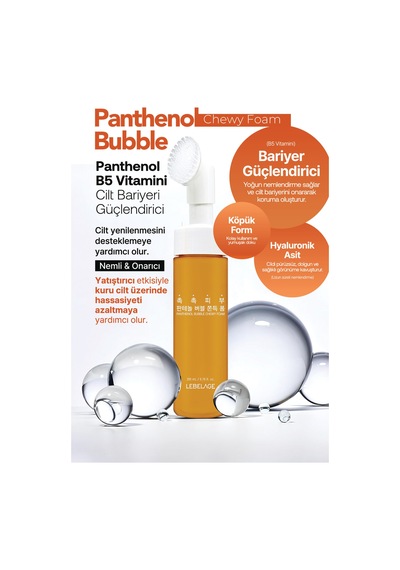 Temizleme Aparatlı Panthenol Temizleme Köpüğü Lebelage Panthenol Bubble Chewy Foam