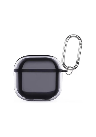 Apple Uyumlu AirPods 4 Kılıf Airbag 42 Metal Askı Aparatlı Kapak Kulaklık Kılıfı Estetik Ve Maksimum Koruma Füme
