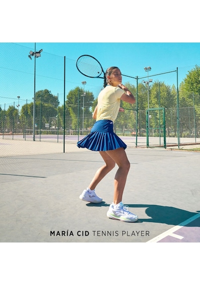 Joma 902604.322 Challenge Kadın Mavi Pileli Tenis Etek