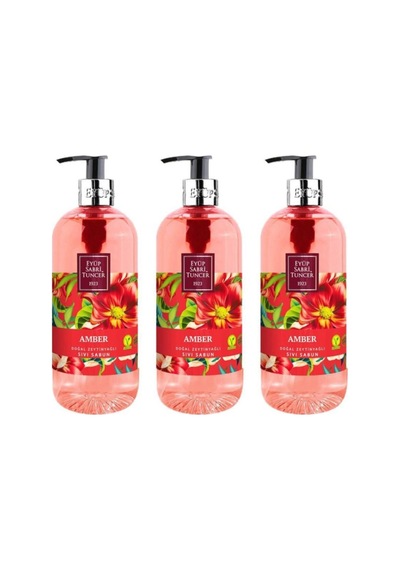 Eyüp Sabri Tuncer Amber Doğal Zeytinyağlı Sıvı Sabun 500 ML x 3