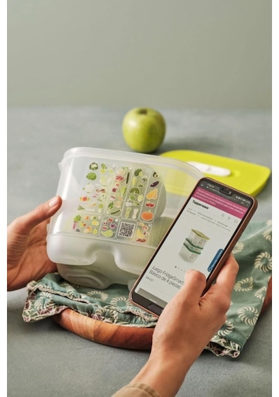 Tupperware Tupperware Sera Serisi Sebze Meyve Saklama Kabı 4.4 Lt Çok Renkli