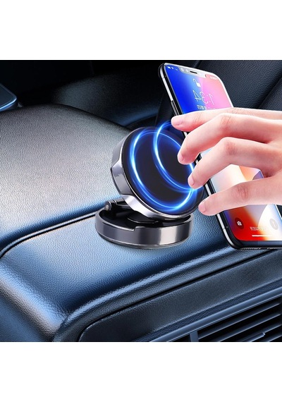 Nr6 Alüminyum Kasa Araç İçi Çinko Alaşımlı Torpido Telefon Tutucu