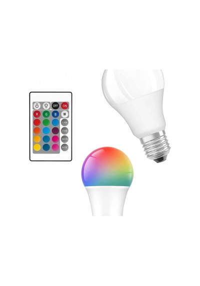 Akıllı Rgb Led Ampul 10w E27 Uzaktan Kumandalı Renk Değiştiren Led Ampul Renkli 02651142