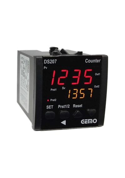 Gemo Ds207-230vac 4 Haneli Sayıcı