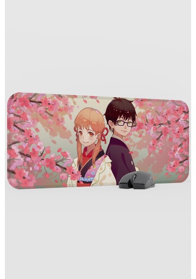 Sangatsu No Lion Anime V5 - 70x30 Xl Gaming Kauçuk Kaymaz Taban Mouse Pad Fare Altlığı