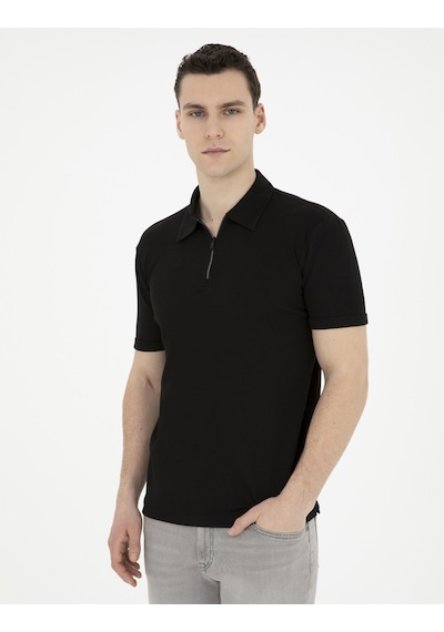 Pierre Cardin Erkek Siyah Tişört 50288915-vr046 Siyah