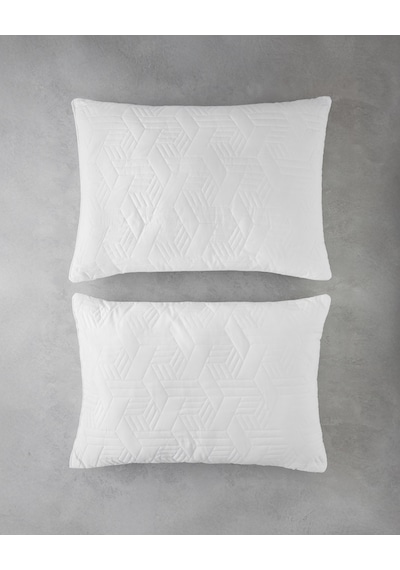 English Home Softy Ultrasonic 2'li Yastık 50x70 Cm Beyaz