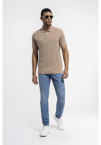 Loft Erkek Polo Yaka Tişört Bej