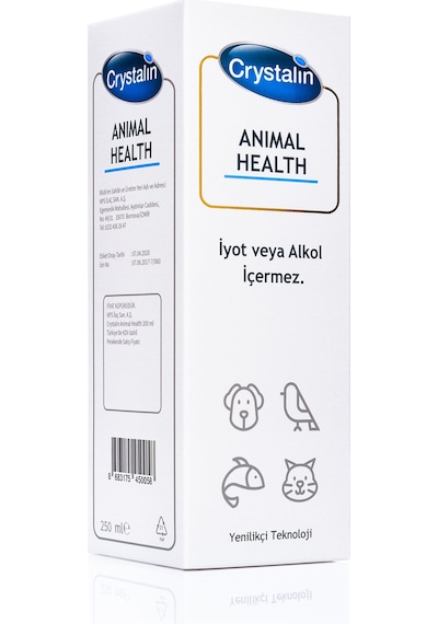 Crystalin Animal Health Drops - Göz Kulak Ağız Bakım Solüsyonu 100 ML