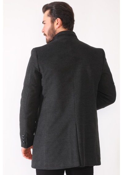 Plt9386 Dewberry Erkek Palto-antrasit Antrasit