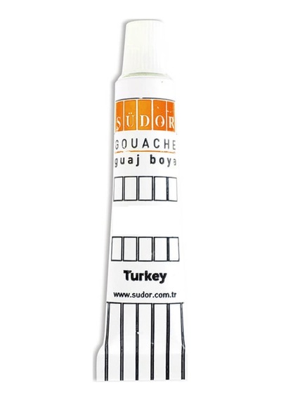 Südor Guaj Boya Tüp Kahverengi Küçük - 4 Adet Kahverengi