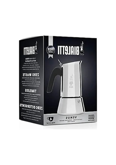 Paslanmaz Çelik Espresso Pişirici, 4 Fincan Kapasite, 170ml