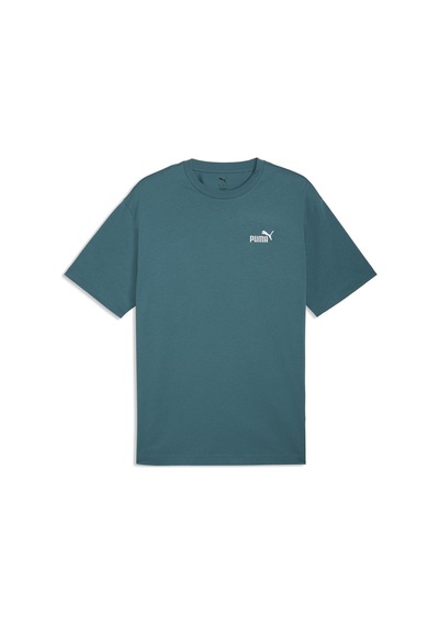 Puma Ess Relaxed No. 1 Logo Erkek Yeşil Günlük Stil T-shirt 68915341