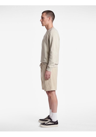 Koton Beli Bağcıklı Cepli Regular Fit Pamuklu Müslin Bermuda Şort Bej 7wam40043hw Ekru