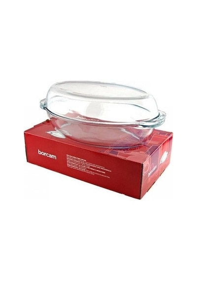 Paşabahçe 59052 Borcam Oval Kapaklı Tencere 2850 CC 34 CM