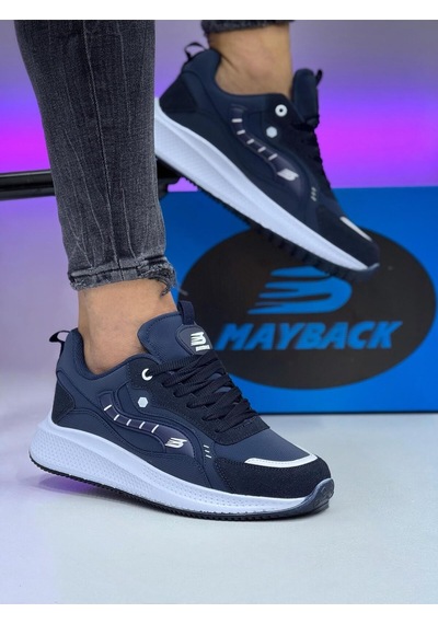 Mayback Erkek Sneaker,günlük Spor Ayakkabı,ortopedik Taban Lacivert