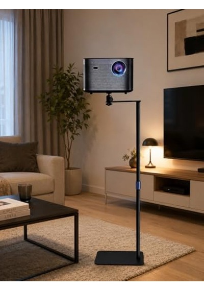 Ayarlanabilir Yükseklikte Projektör Standı, Metal Tripod Tasarım 1