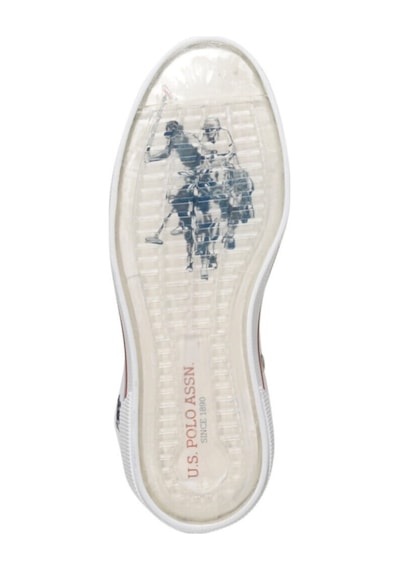 U.S. Polo Assn. Penelope Hıgh 1fx 100910633 Beyaz Kadın Havuz Taban Sneaker Beyaz