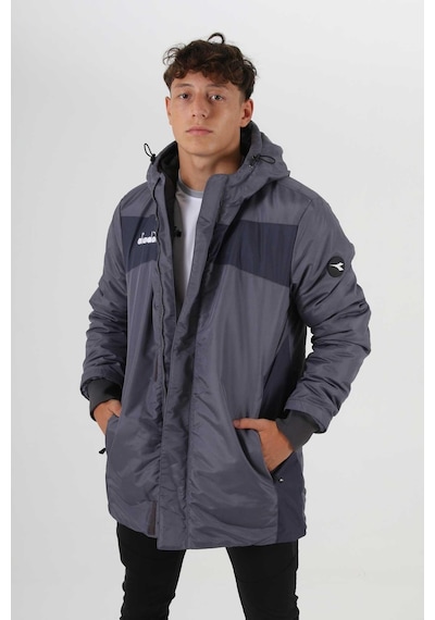 Diadora Forza Anorak Uzun Mont Antrasit Gri
