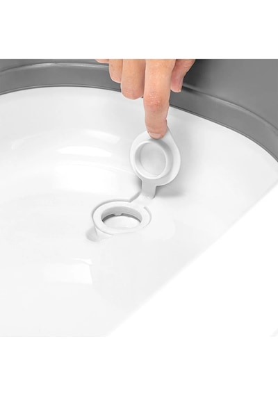 Premium Pratik Katlanır Yer Kaplamaz Ayaklı Bebek Yıkama Banyo Küvet Duş Kova Maşrapa Koçero Seti