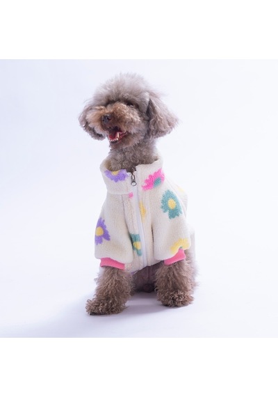 Candy Daisy Ceket Papatya Desenli Batik Kedi Köpek Ceketi Kedi Köpek Kıyafeti Kedi Köpek Elbisesi Candy Daisy Ceket Papatya Desenli Batik Kedi Köpek Ceketi Kedi Köpek Kıyafeti Kedi Köpek Elbisesi