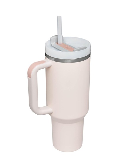 Stanley Quencher Pipetli Termos Bardak, Pembe Kuvars Rose Quartz Çok Renkli 52979142