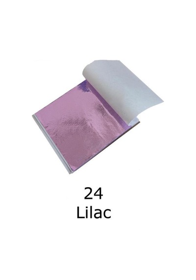 Varak Kaplama Yaprak Metalik Folyo 9x9cm 10lu 24 Lilac R5799f- 24 Karışık