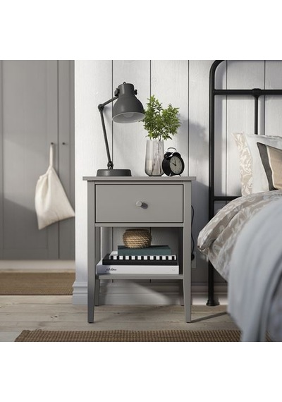 Ikea Gullaberg Komodin, Gri, 53x43x69 Cm