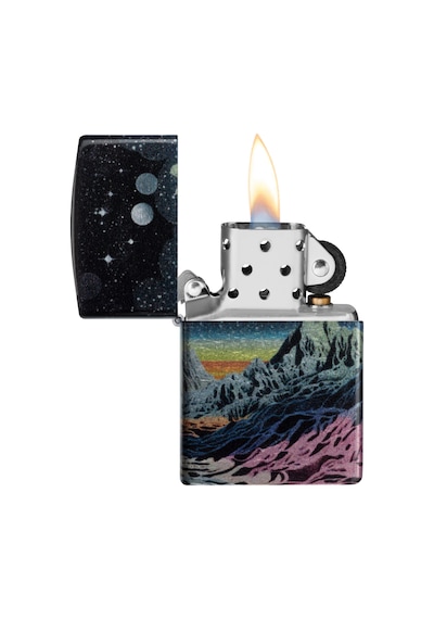 Zippo 48459 Space In Color Design Çakmak Çok Renkli