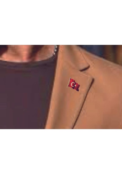 Asyabayrak, Türk Bayraklı Rozet, Türkbayraklırozet2 Tek Renk