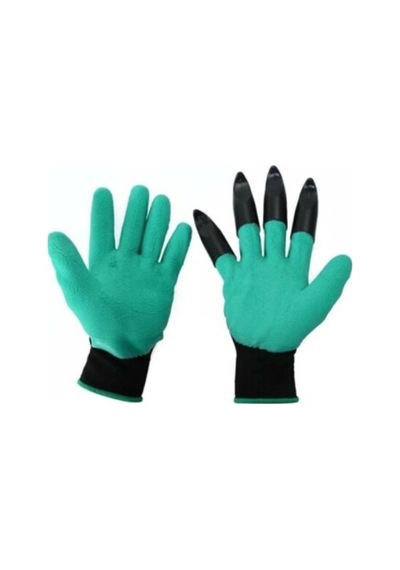 Özel Tasarım Dayanıklı Toprak Kazma Bahçe Eldiveni Pençe Eşme Tırnak Kauçuk Polyester Abs Plastik Çok Renkli