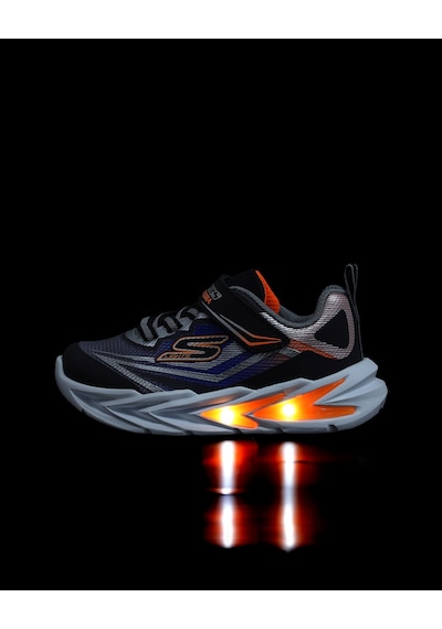 Skechers Flexglow Ultra Büyük Erkek Çocuk Siyah Işıklı Spor Ayakkabı 400139l Bksl Siyah
